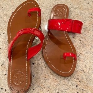 Tory Burch red sandals